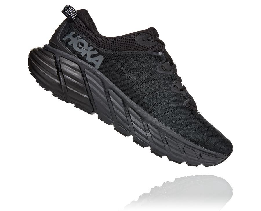 Chaussure Running Hoka One One Gaviota 3 Homme - Noir - BEI-650192